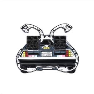 “Outta time” Enamel Back to the Future Pin